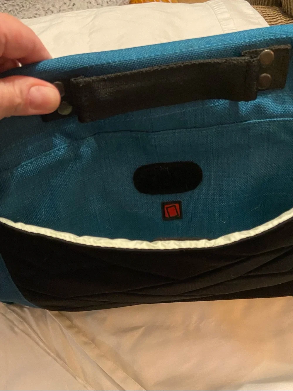 OGIO Blue Laptop Messenger Bag Tech Organizer Padded Tablet Compartment